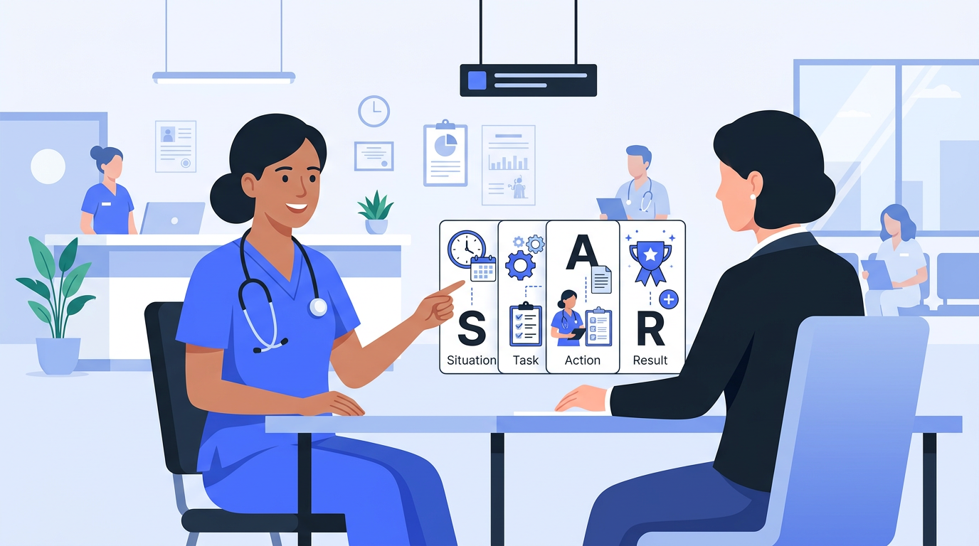 Nursing Behavioral Interview Questions and Answers (2026) | Free Practice
